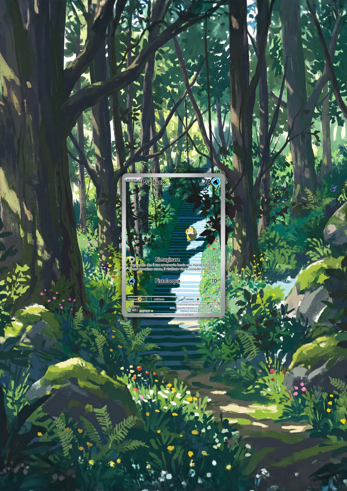 Extended art Psyduck — Pokemon 151 · Frame | CaliffoCustomTCG