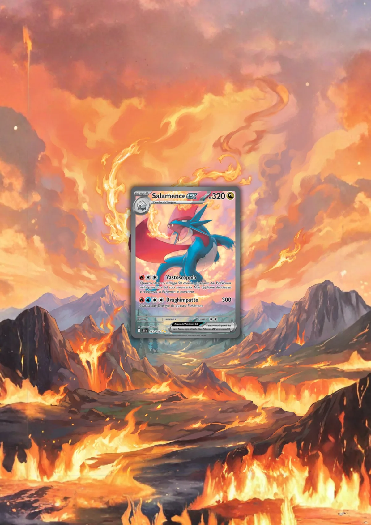 Extended art Salamence — Journey Together · Frame | CaliffoCustomTCG