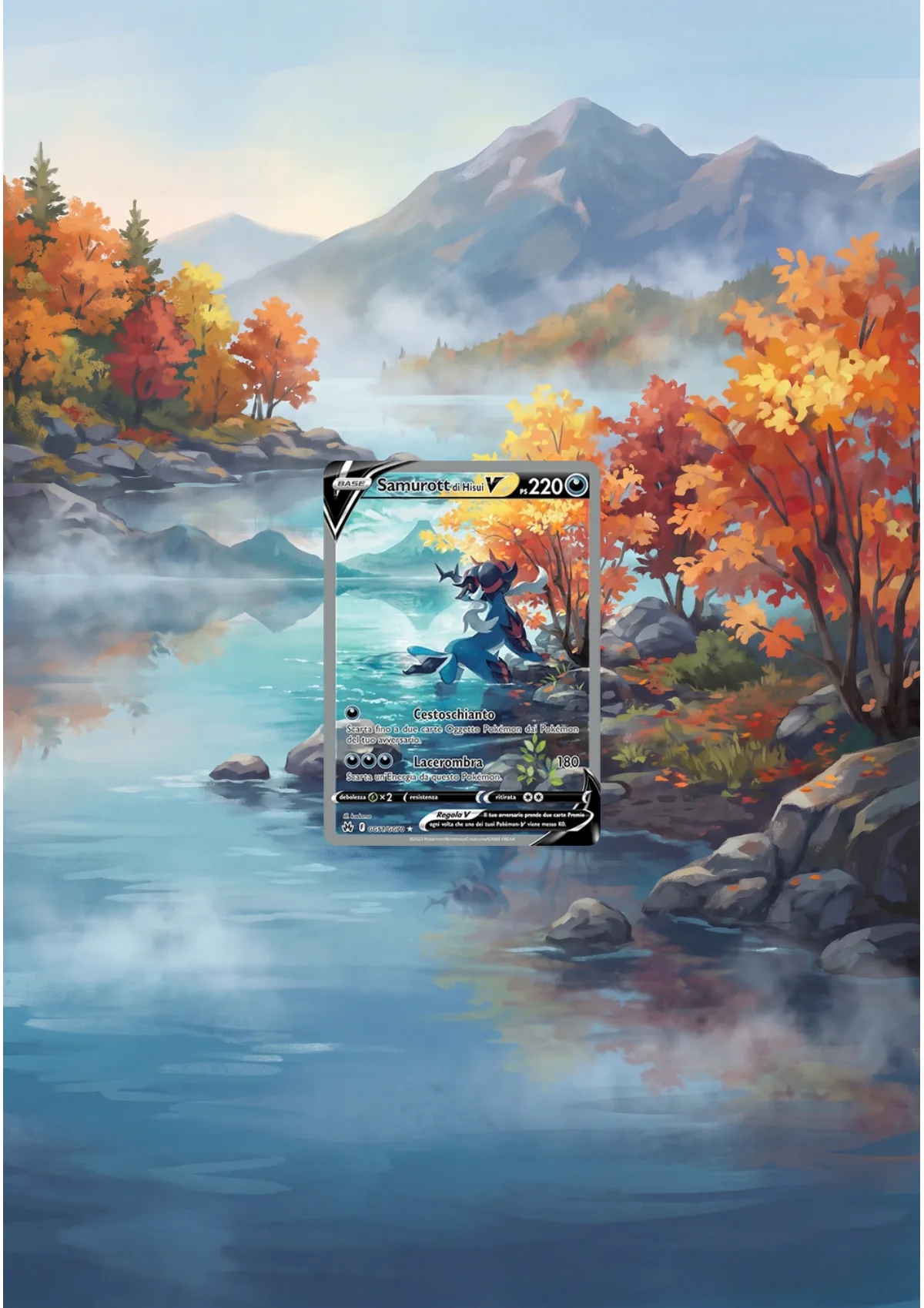 Extended art Samurott — Crown Zenith · Frame | CaliffoCustomTCG