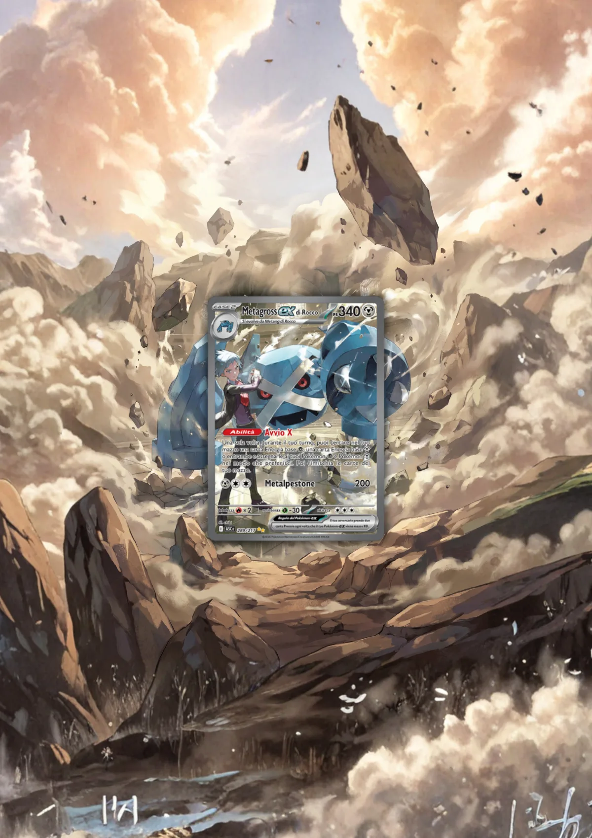 Extended art Steven's Metagross — Ascended Heroes · Frame | CaliffoCustomTCG