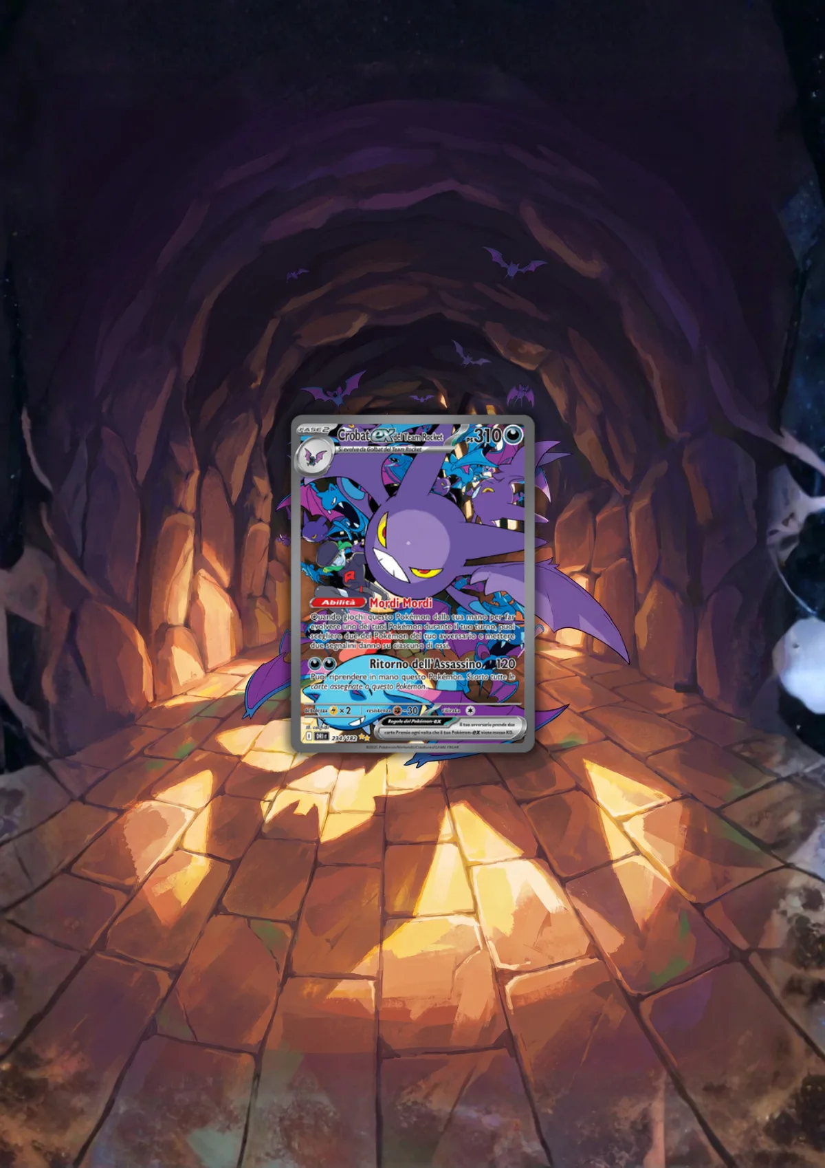 Extended art Crobat — Destined Rivals · Frame | CaliffoCustomTCG