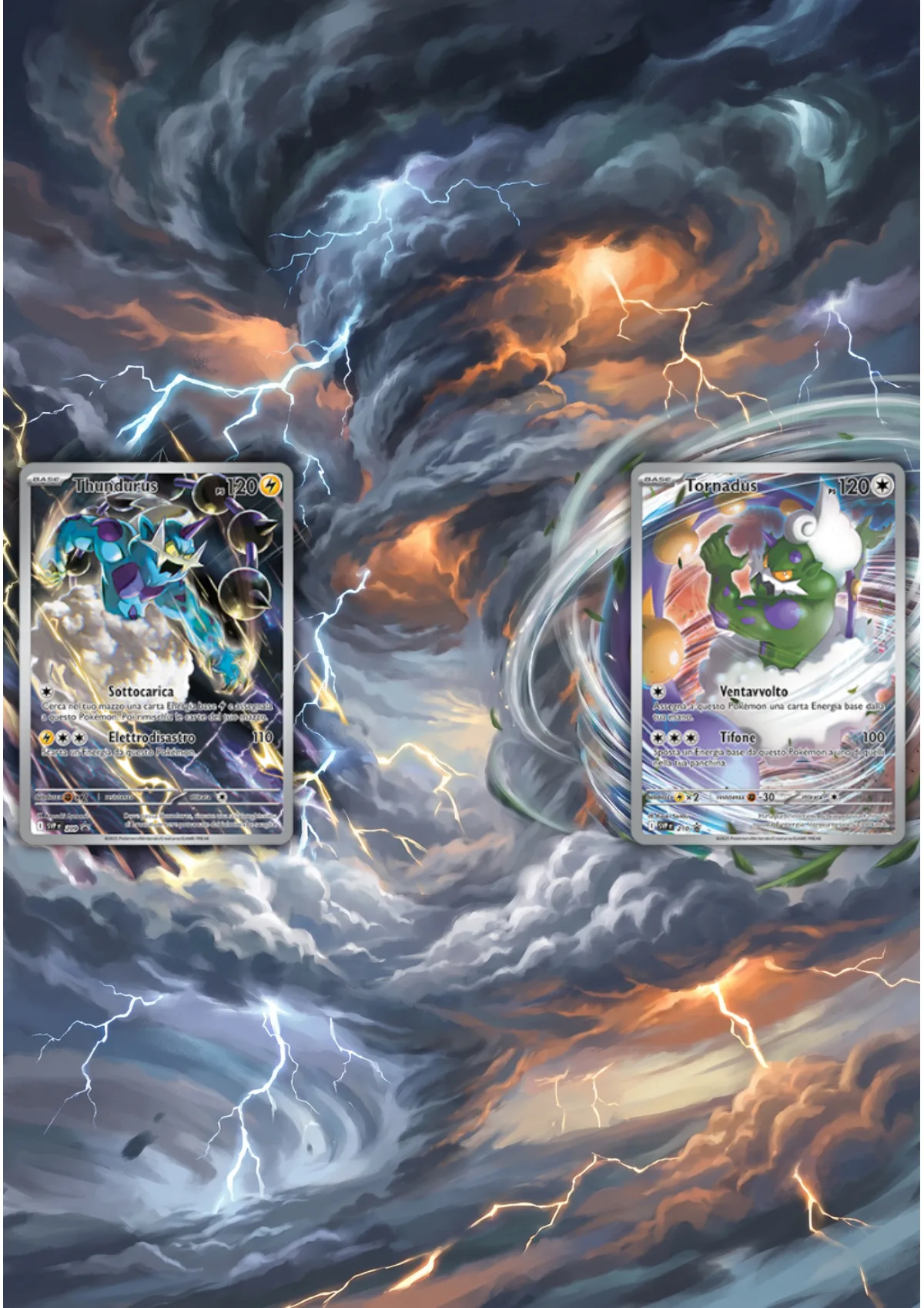 Extended art Thundurus & Tornadus — Scarlet & Violet Promos · Frame | CaliffoCustomTCG