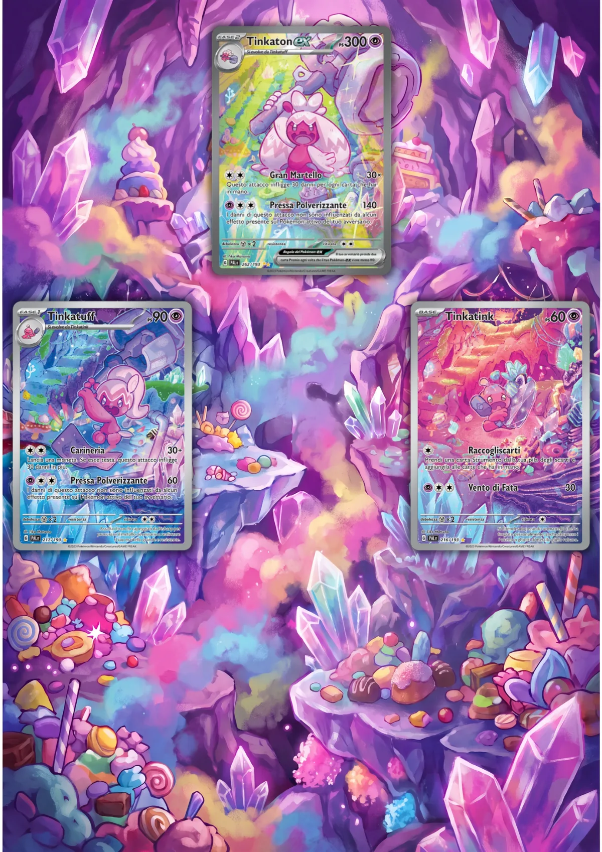 Extended art Tinkaton Line — Paldea Evolved · Frame | CaliffoCustomTCG
