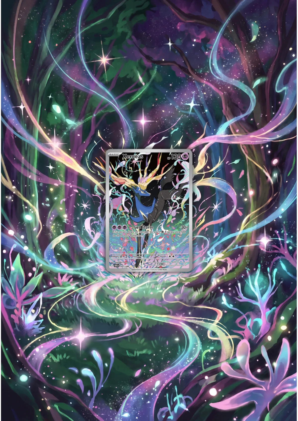 Extended art Xerneas — Chaos Rising · Frame | CaliffoCustomTCG