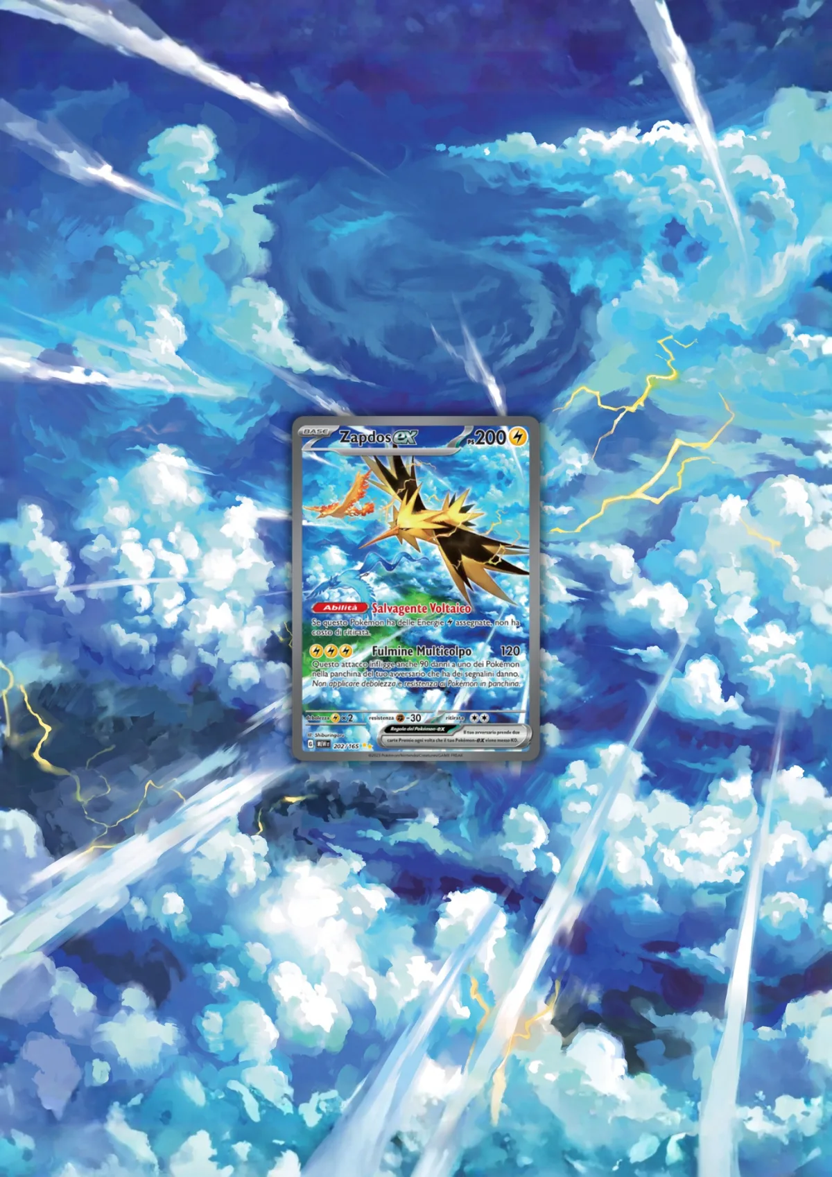 Extended art Zapdos — Pokemon 151 · Frame | CaliffoCustomTCG
