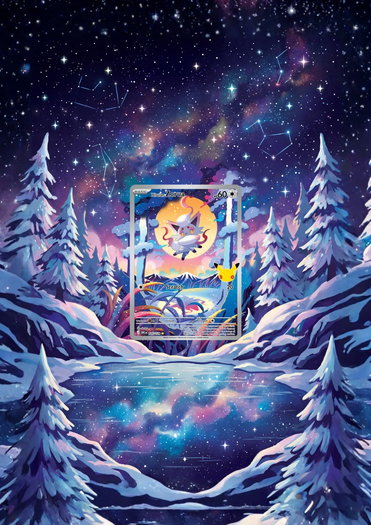 Extended art Zorua — 30th Anniversary · Frame | CaliffoCustomTCG