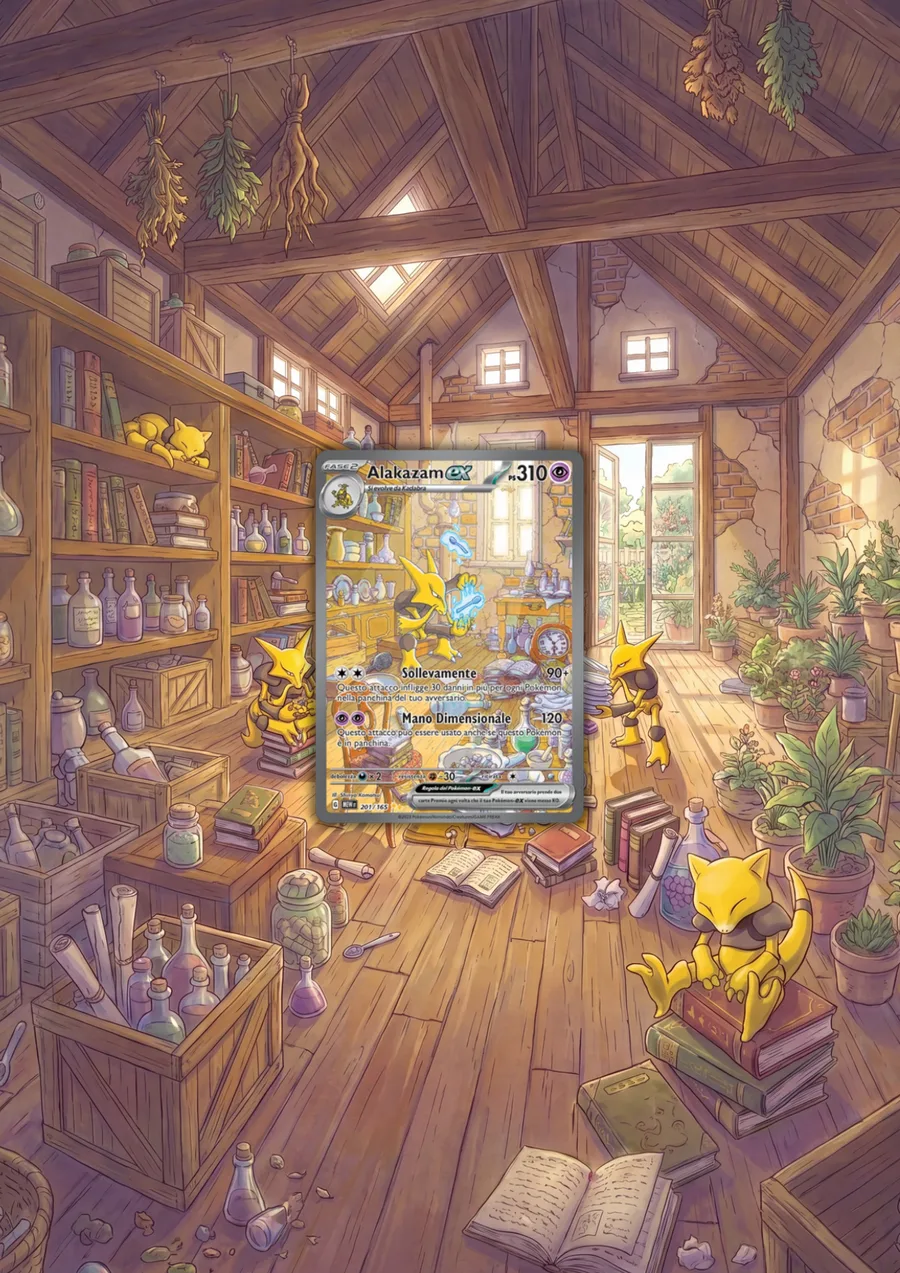Extended art Alakazam — Pokemon 151 · Frame | CaliffoCustomTCG
