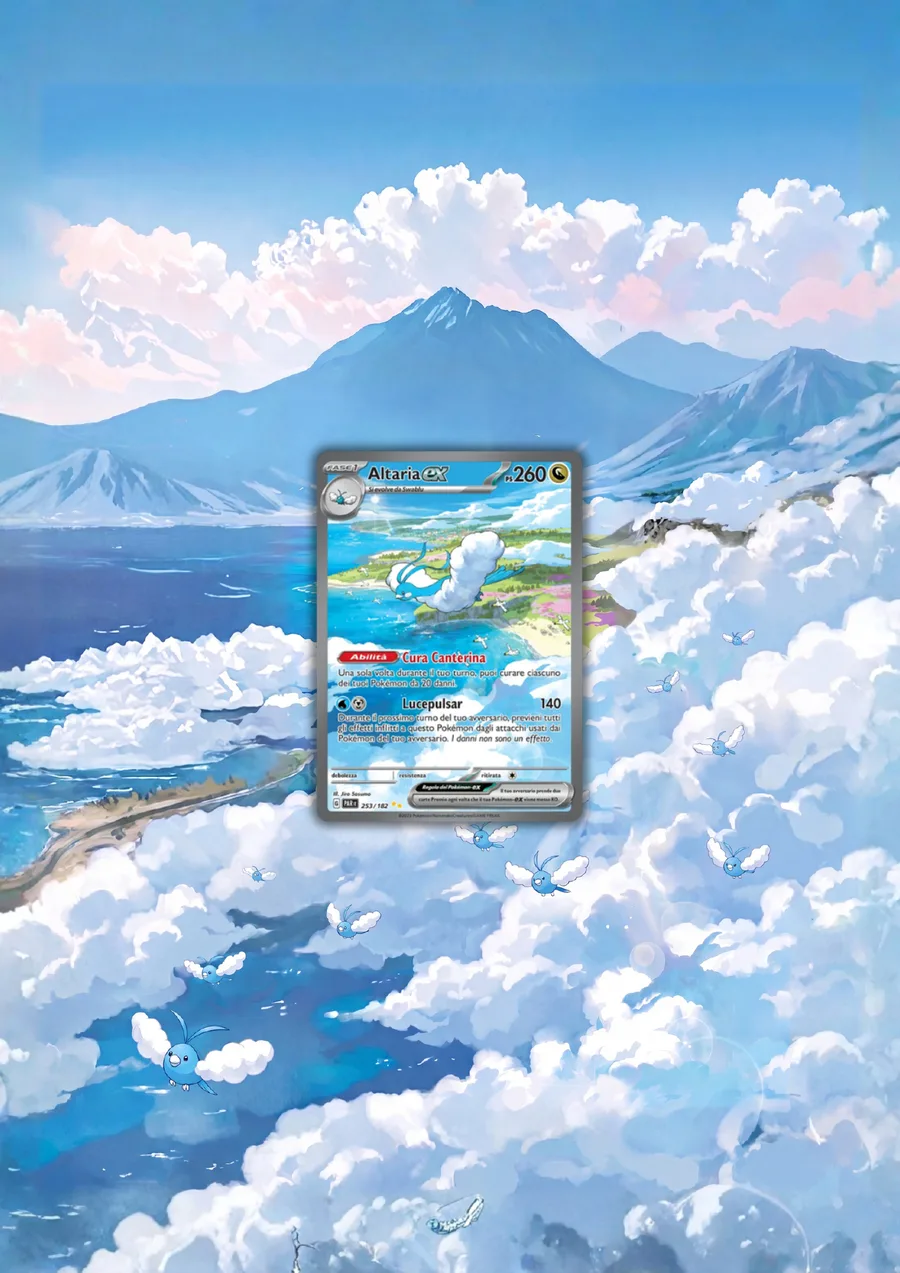 Extended art Altaria — Paradox Rift · Frame | CaliffoCustomTCG