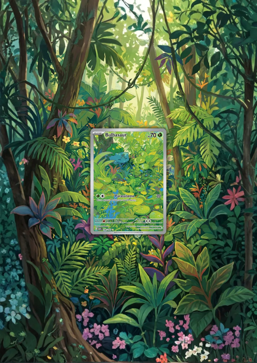 Extended art Bulbasaur — Pokemon 151 · Frame | CaliffoCustomTCG