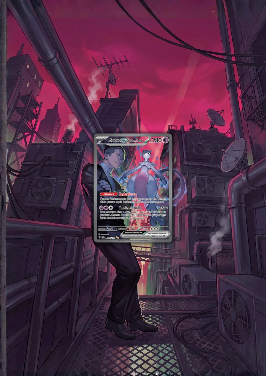 Extended art Mewtwo — Destined Rivals · Frame | CaliffoCustomTCG