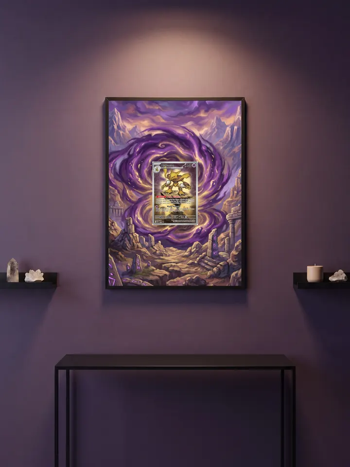 Extended art Alakazam — Mega Evolution Promos · Frame | CaliffoCustomTCG
