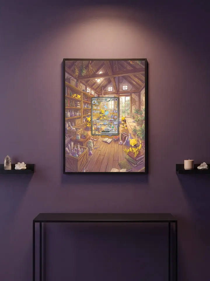 Extended art Alakazam — Pokemon 151 · Frame | CaliffoCustomTCG