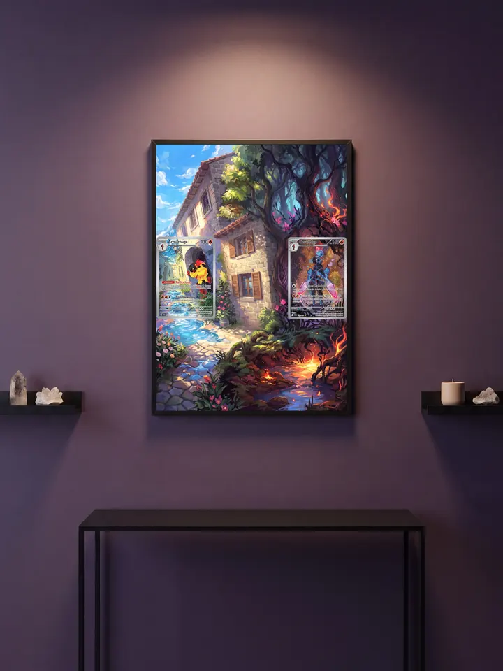 Extended art Armarouge & Ceruledge — Surging Sparks · Frame | CaliffoCustomTCG
