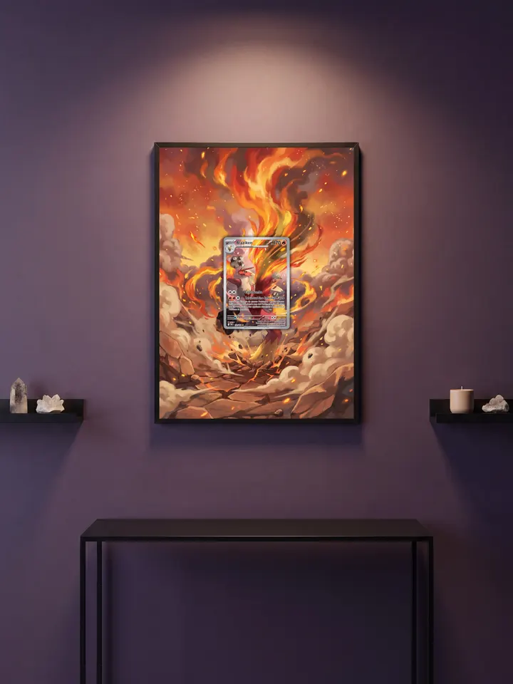 Extended art Blaziken — Destined Rivals · Frame | CaliffoCustomTCG