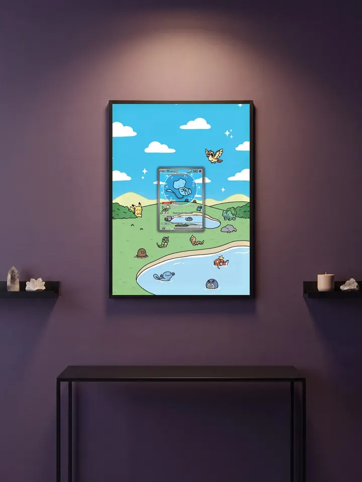 Extended art Bubble Mew — Paldean Fates · Frame | CaliffoCustomTCG