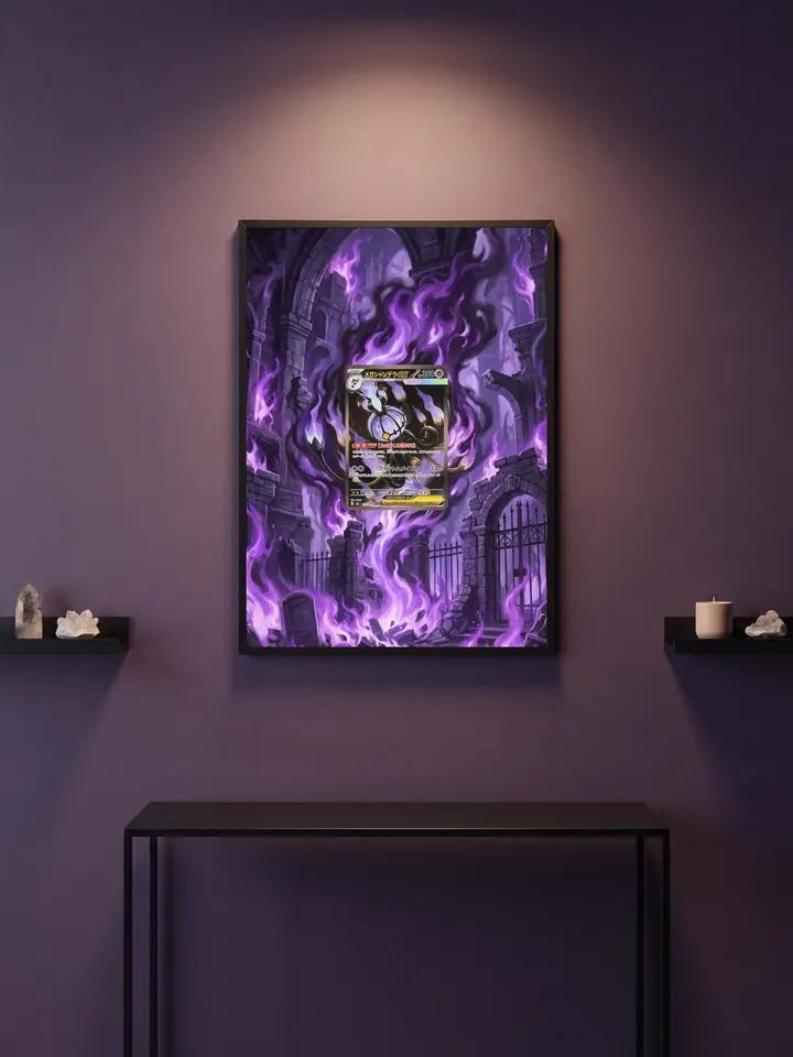 Extended art Chandelure — Pitch Black · Frame | CaliffoCustomTCG