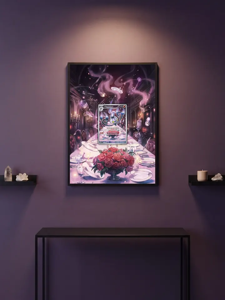 Extended art Chandelure — White Flare · Frame | CaliffoCustomTCG