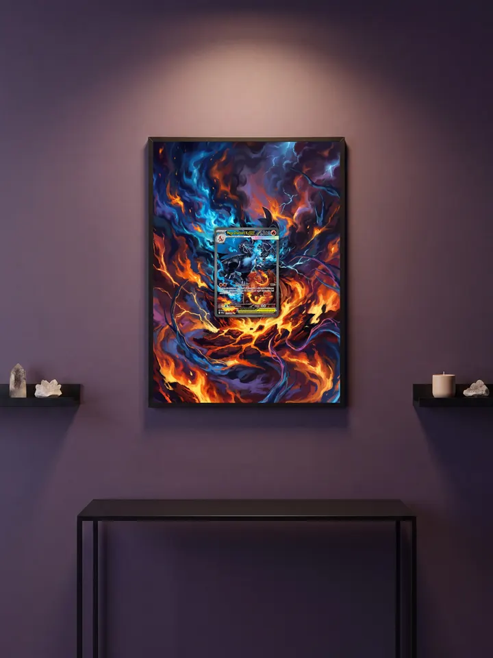 Extended art Charizard X — Phantasmal Flames · Frame | CaliffoCustomTCG