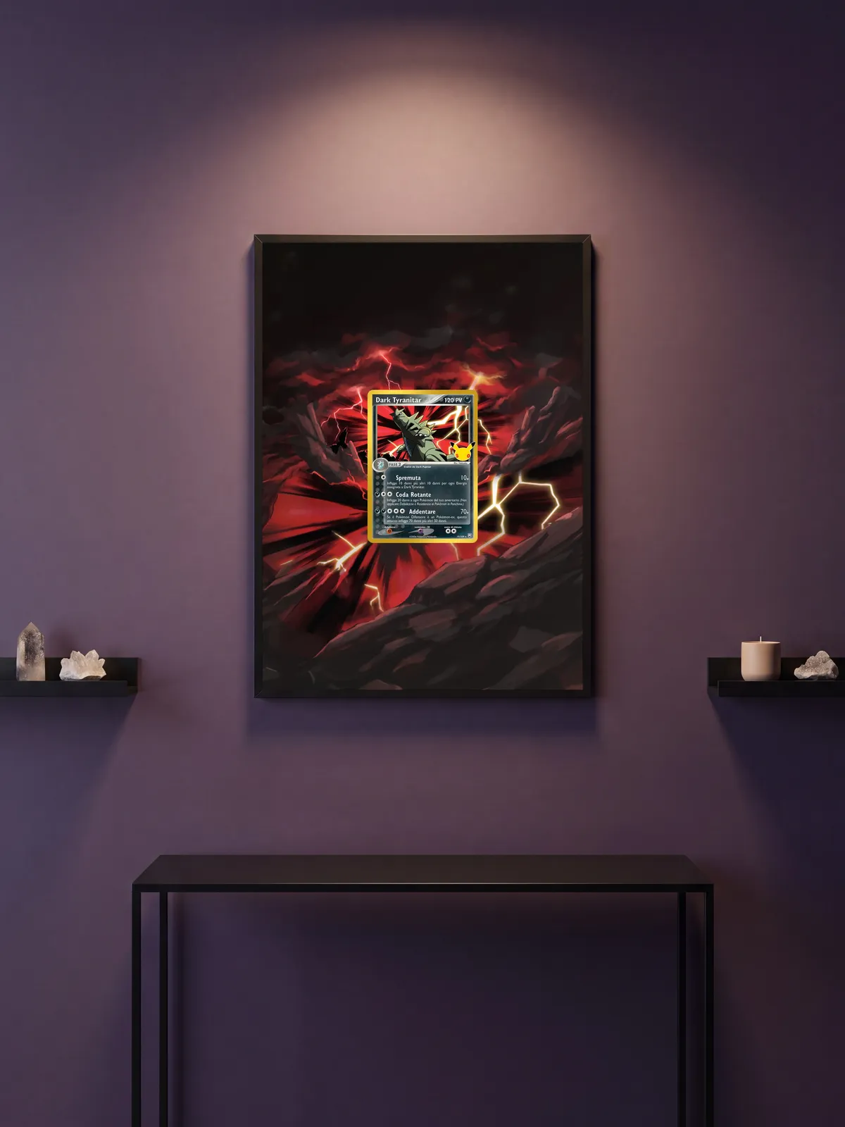 Extended art Dark Tyranitar — 30th Anniversary · Frame | CaliffoCustomTCG