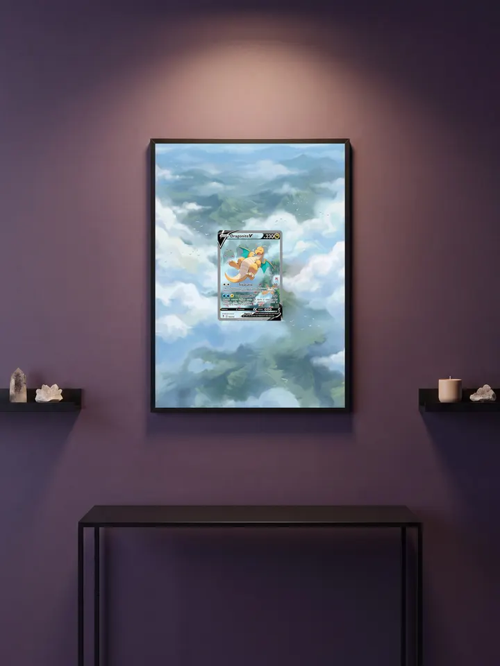 Extended art Dragonite — Evolving Skies · Frame | CaliffoCustomTCG