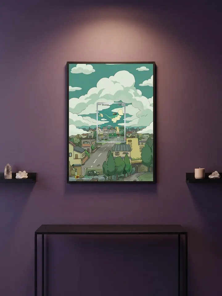 Extended art Drampa — Temporal Forces · Frame | CaliffoCustomTCG