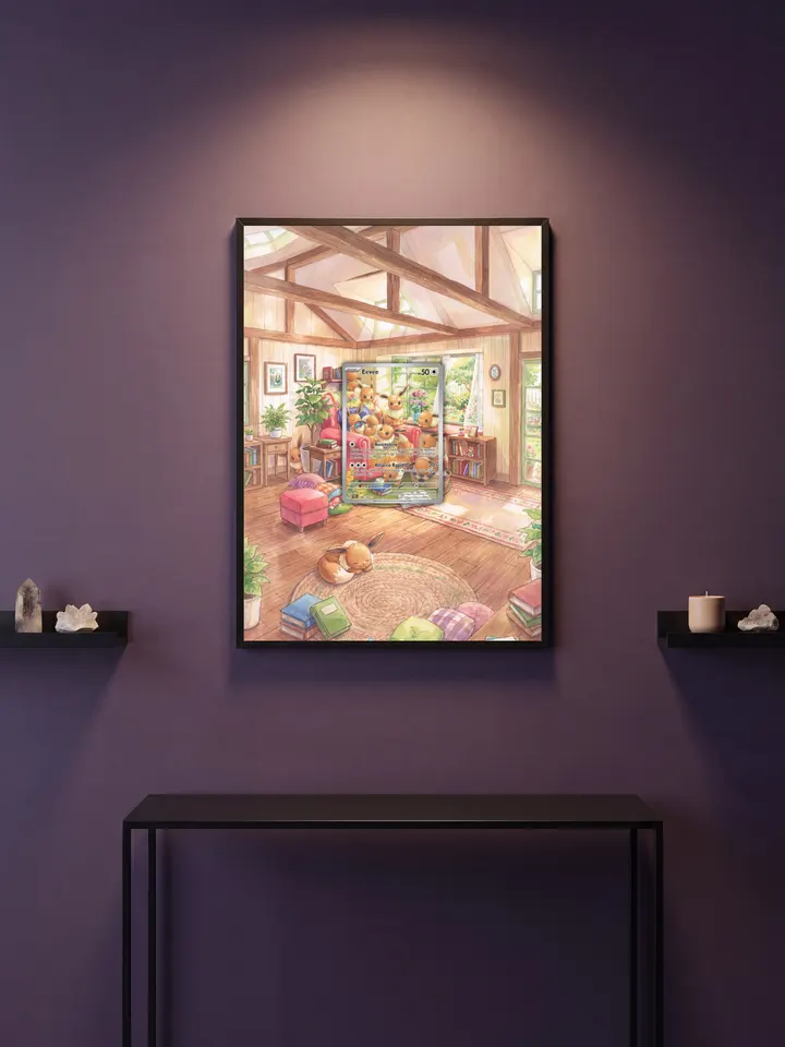 Extended art Eevee — Twilight Masquerade · Frame | CaliffoCustomTCG