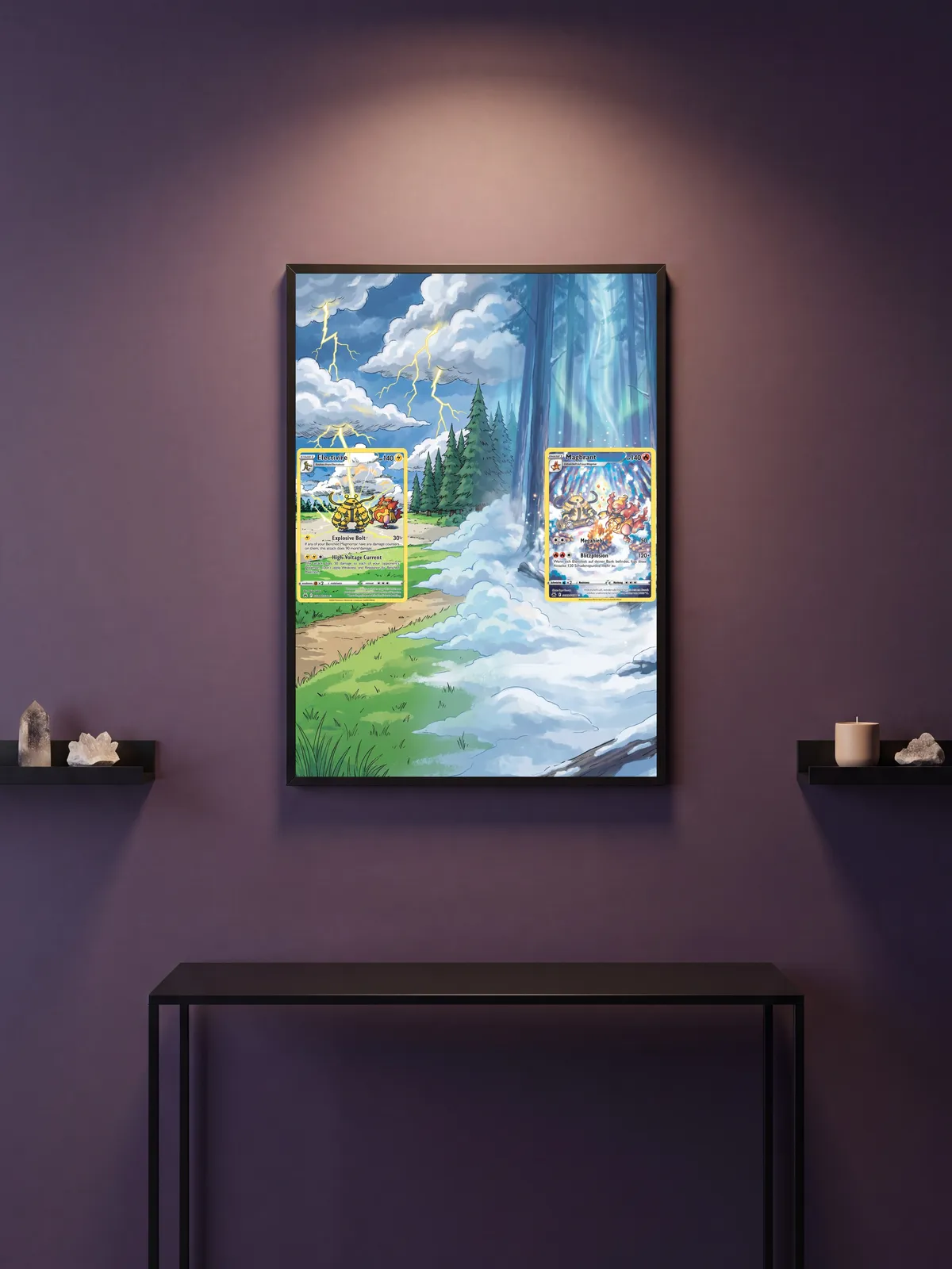 Extended art Electivire & Magmortar — Crown Zenith · Frame | CaliffoCustomTCG