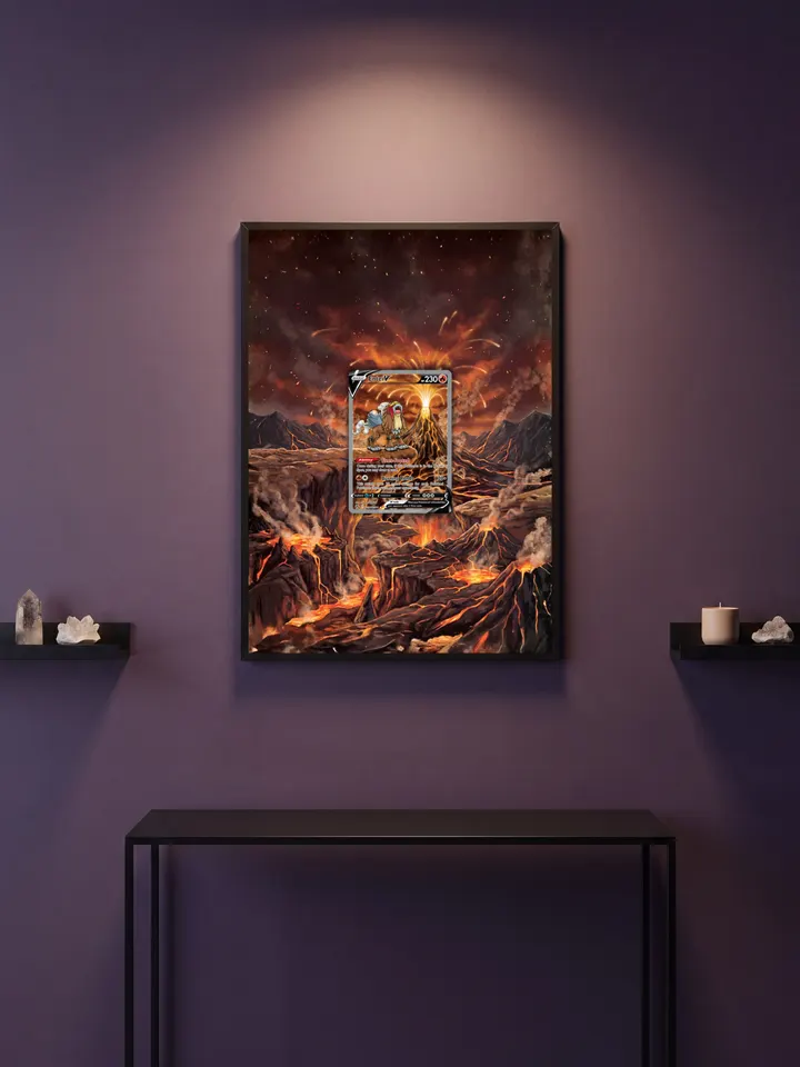 Extended art Entei — Crown Zenith · Frame | CaliffoCustomTCG
