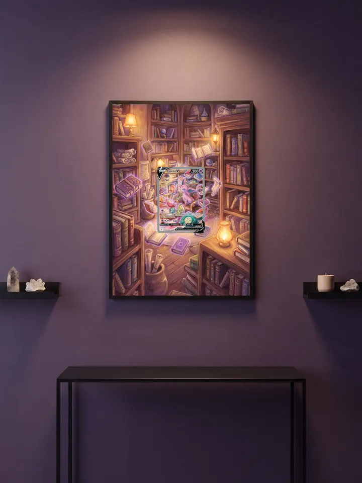 Extended art Espeon — Evolving Skies · Frame | CaliffoCustomTCG