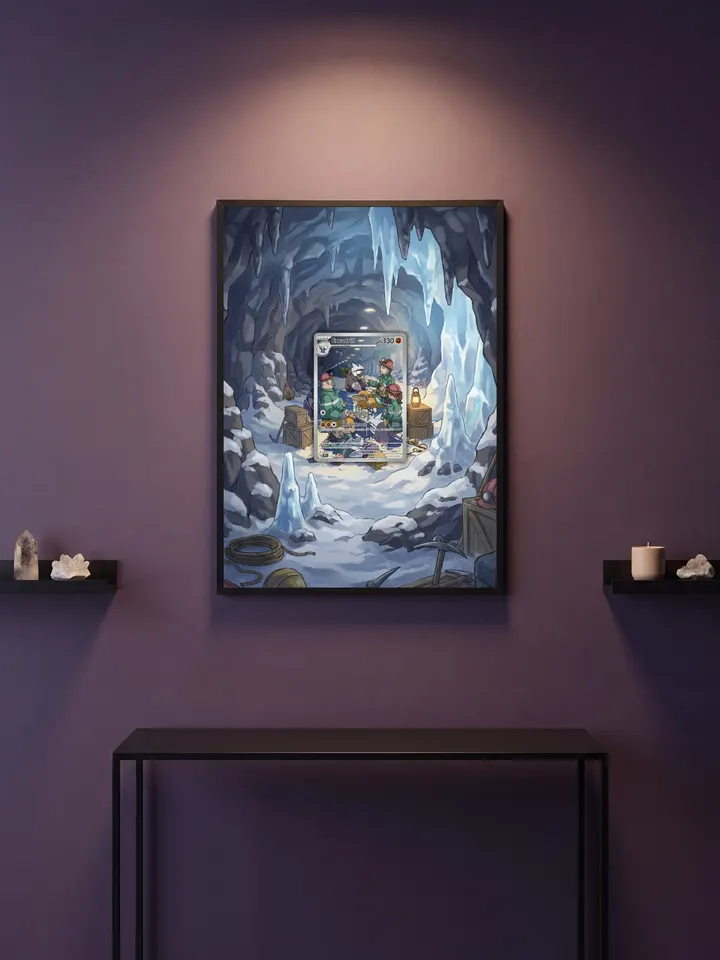 Extended art Excadrill — Temporal Forces · Frame | CaliffoCustomTCG