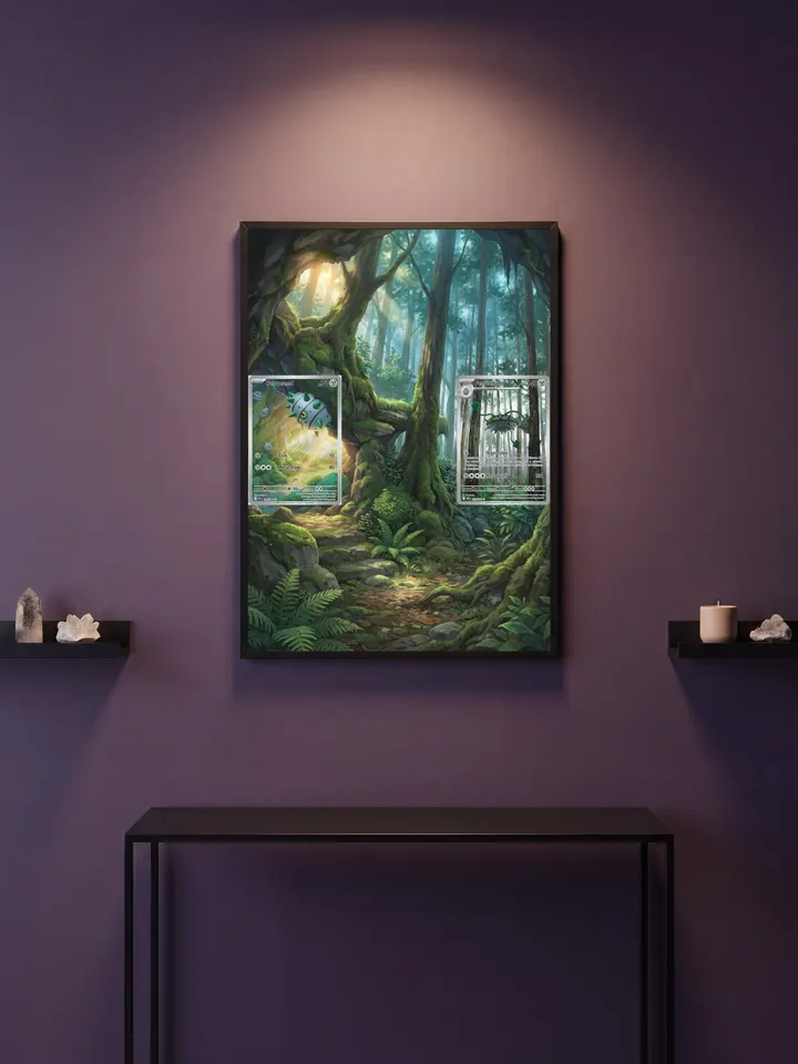 Extended art Ferrothorn & Ferroseed — White Flare · Frame | CaliffoCustomTCG