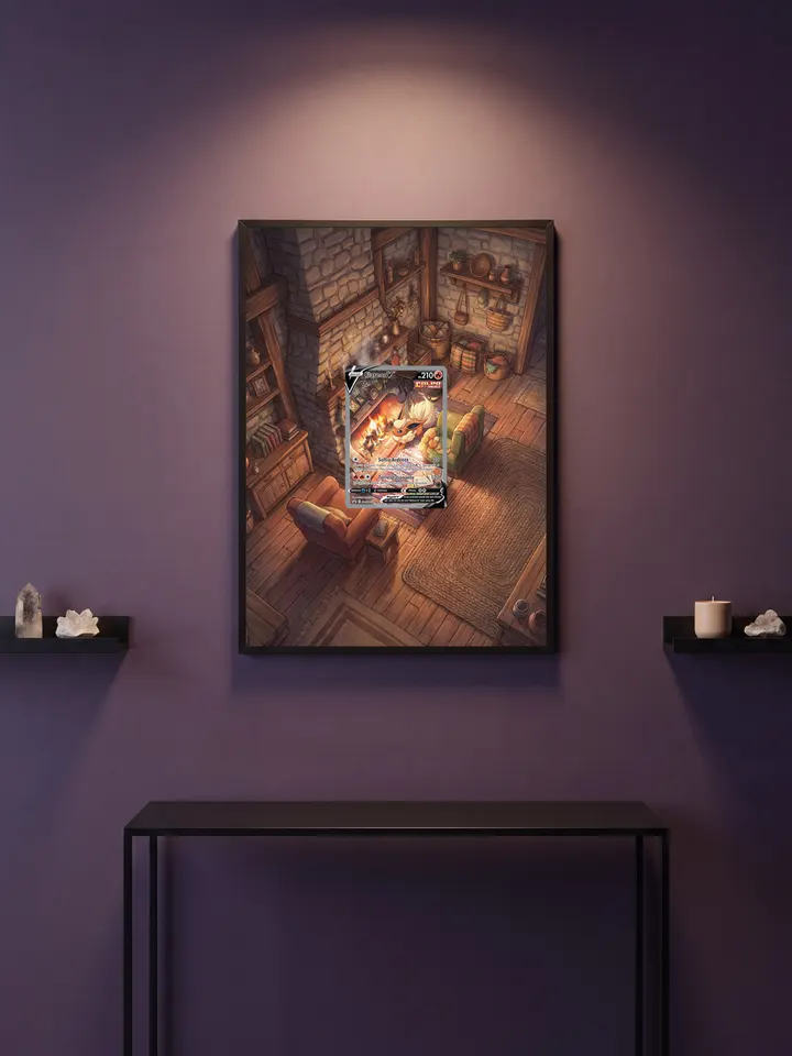 Extended art Flareon — Sword & Shield Promos · Frame | CaliffoCustomTCG