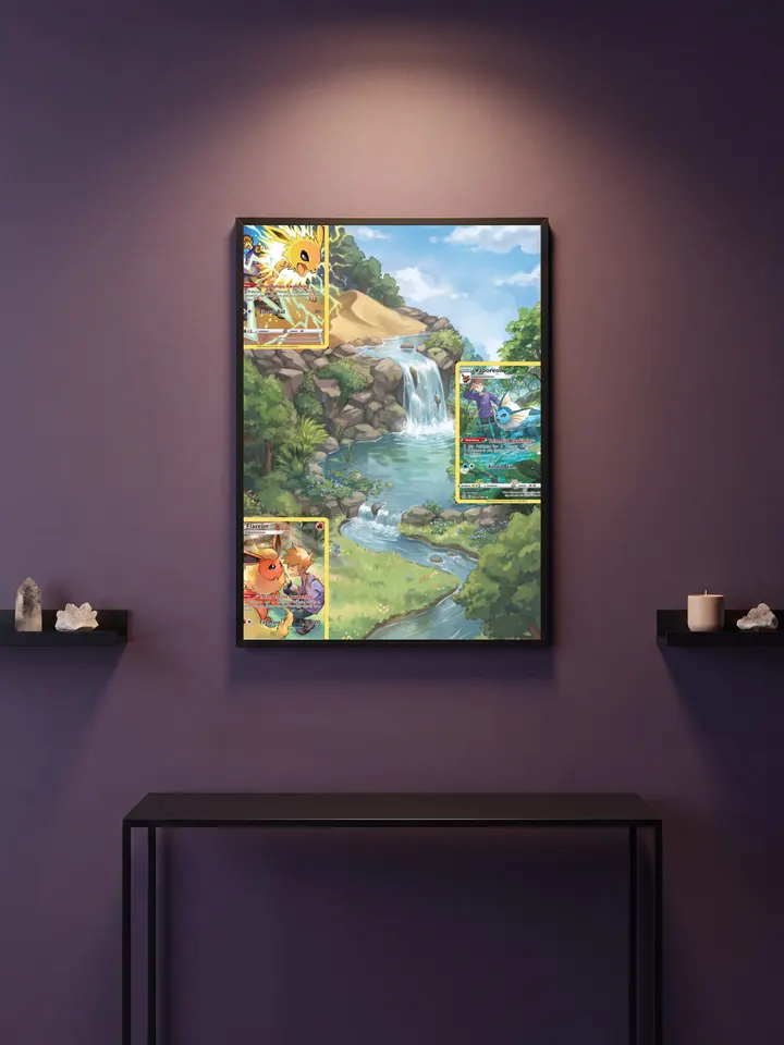 Extended art Eevolutions — Brilliant Stars · Frame | CaliffoCustomTCG