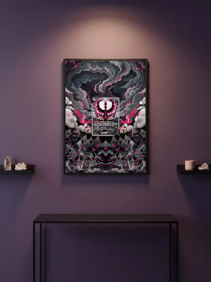 Extended art Galarian Moltres — Chilling Reign · Frame | CaliffoCustomTCG