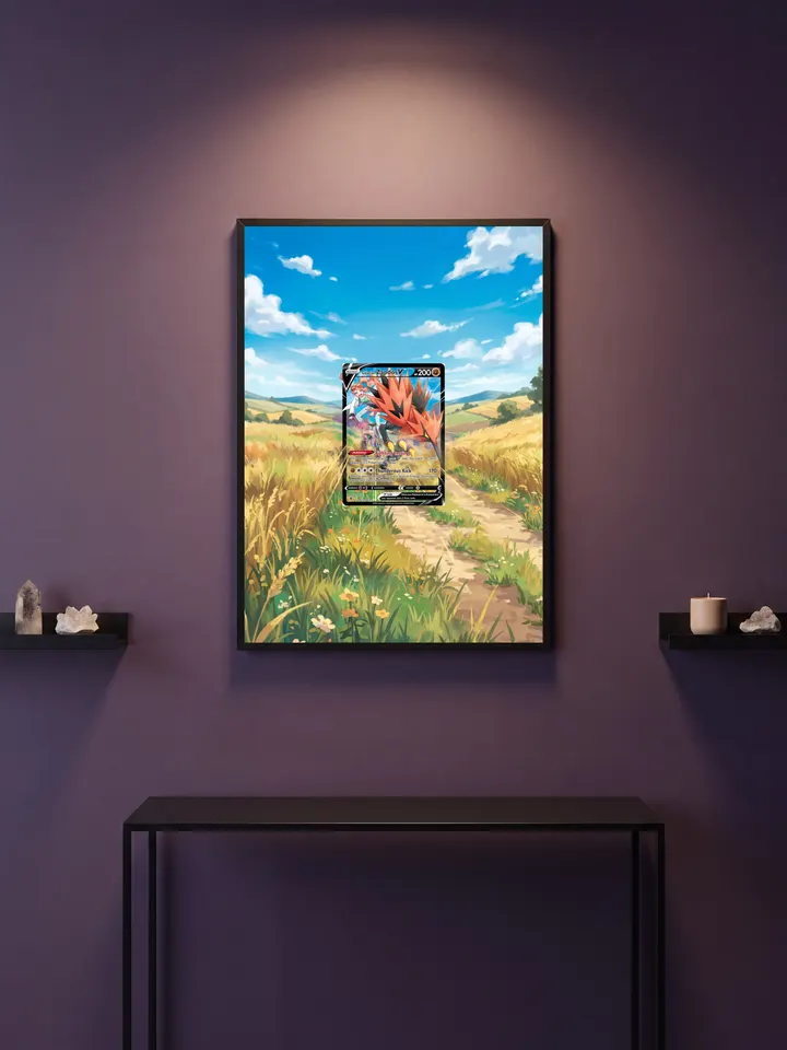 Extended art Galarian Zapdos — Astral Radiance · Frame | CaliffoCustomTCG