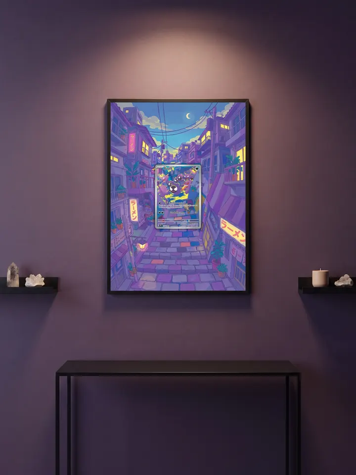 Extended art Gastly — Temporal Forces · Frame | CaliffoCustomTCG