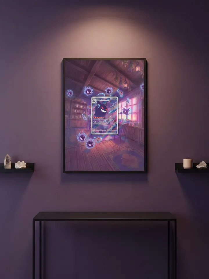Extended art Gengar — Gem Pack · Frame | CaliffoCustomTCG