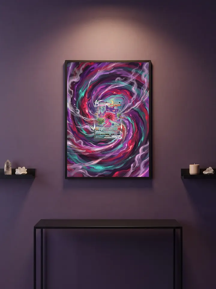 Extended art Gengar Vmax — Fusion Strike · Frame | CaliffoCustomTCG