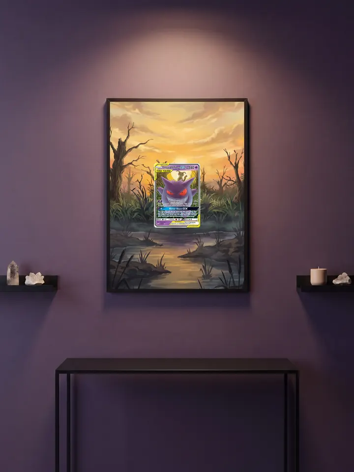 Extended art Gengar & Mimikyu — Team Up · Frame | CaliffoCustomTCG