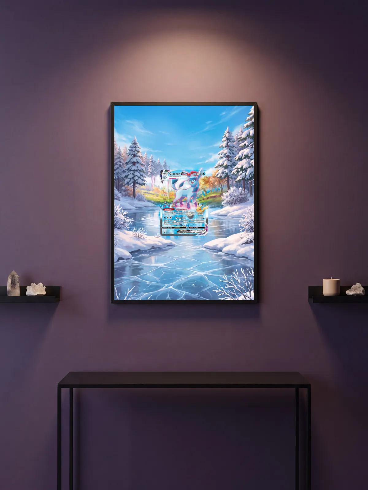 Extended art Glaceon — Evolving Skies · Frame | CaliffoCustomTCG