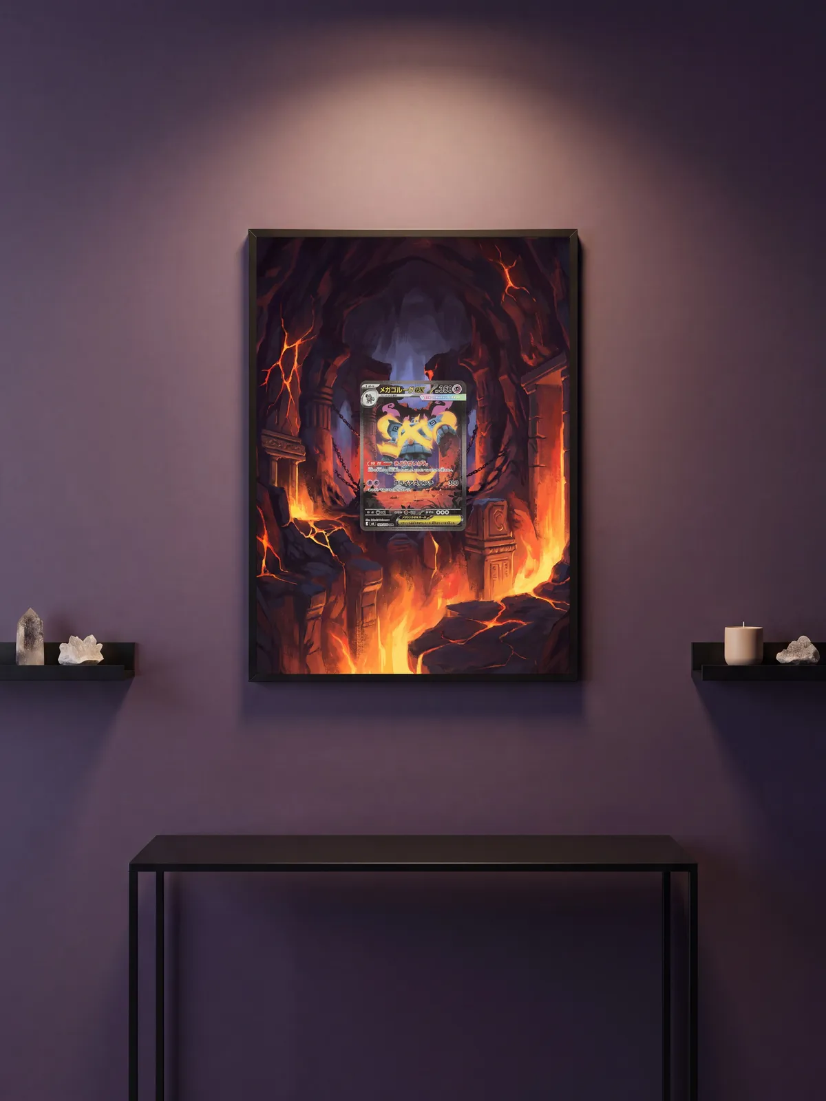 Extended art Golurk — Storm Emerald · Frame | CaliffoCustomTCG