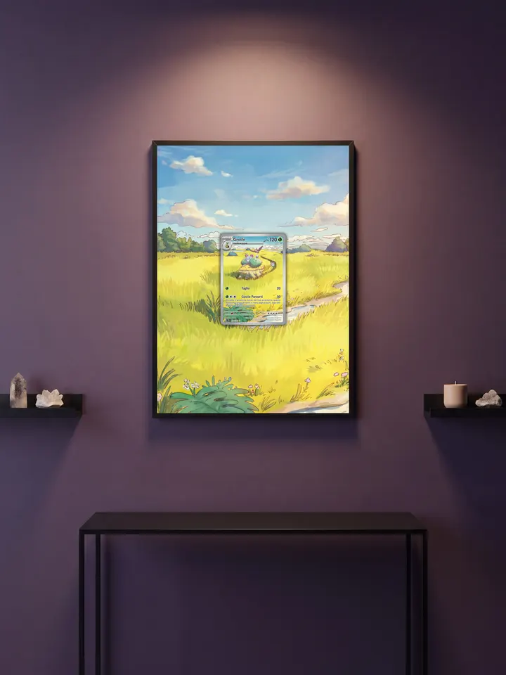 Extended art Grotle — Temporal Forces · Frame | CaliffoCustomTCG