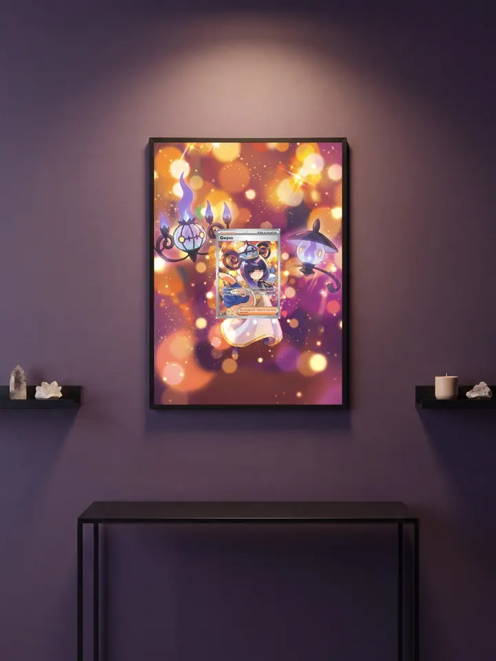 Extended art Gwynn — Pitch Black · Frame | CaliffoCustomTCG