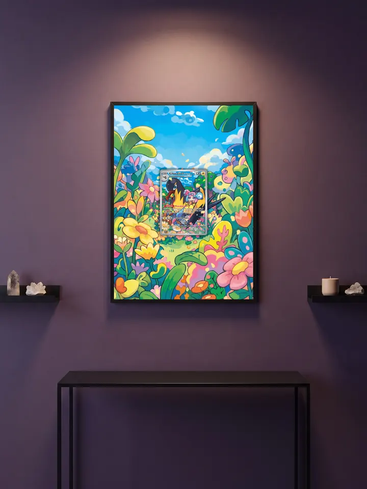 Extended art Iono's Kilowattrel — Journey Together · Frame | CaliffoCustomTCG