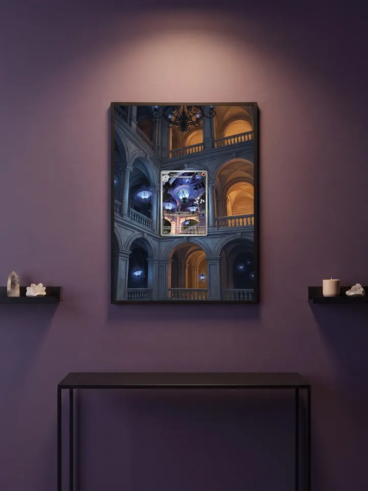 Extended art Lampent — White Flare · Frame | CaliffoCustomTCG