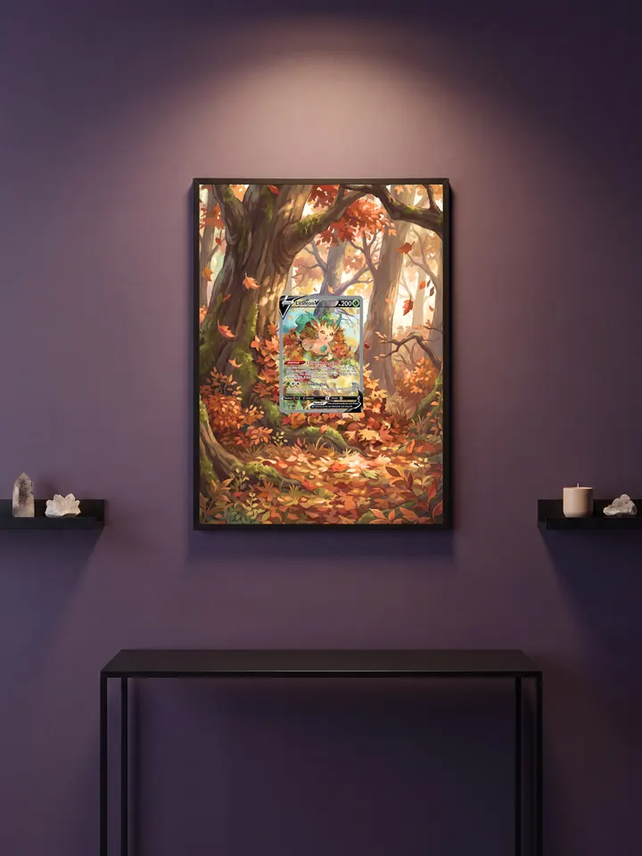 Extended art Leafeon — Evolving Skies · Frame | CaliffoCustomTCG