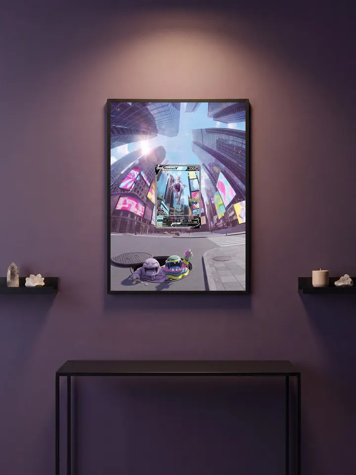 Extended art Mewtwo — Pokemon GO · Frame | CaliffoCustomTCG