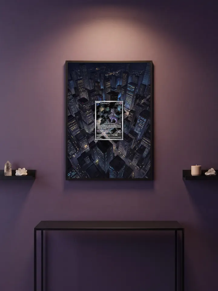 Extended art Mewtwo — Pokemon 151 · Frame | CaliffoCustomTCG