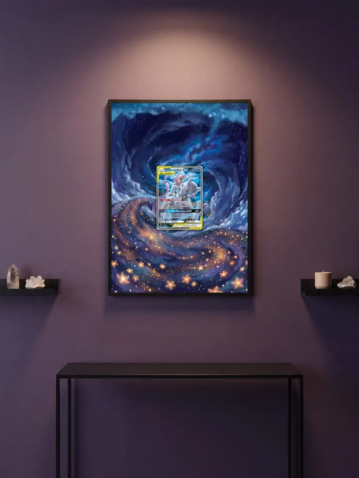 Extended art Mewtwo & Mew — Sun & Moon · Frame | CaliffoCustomTCG