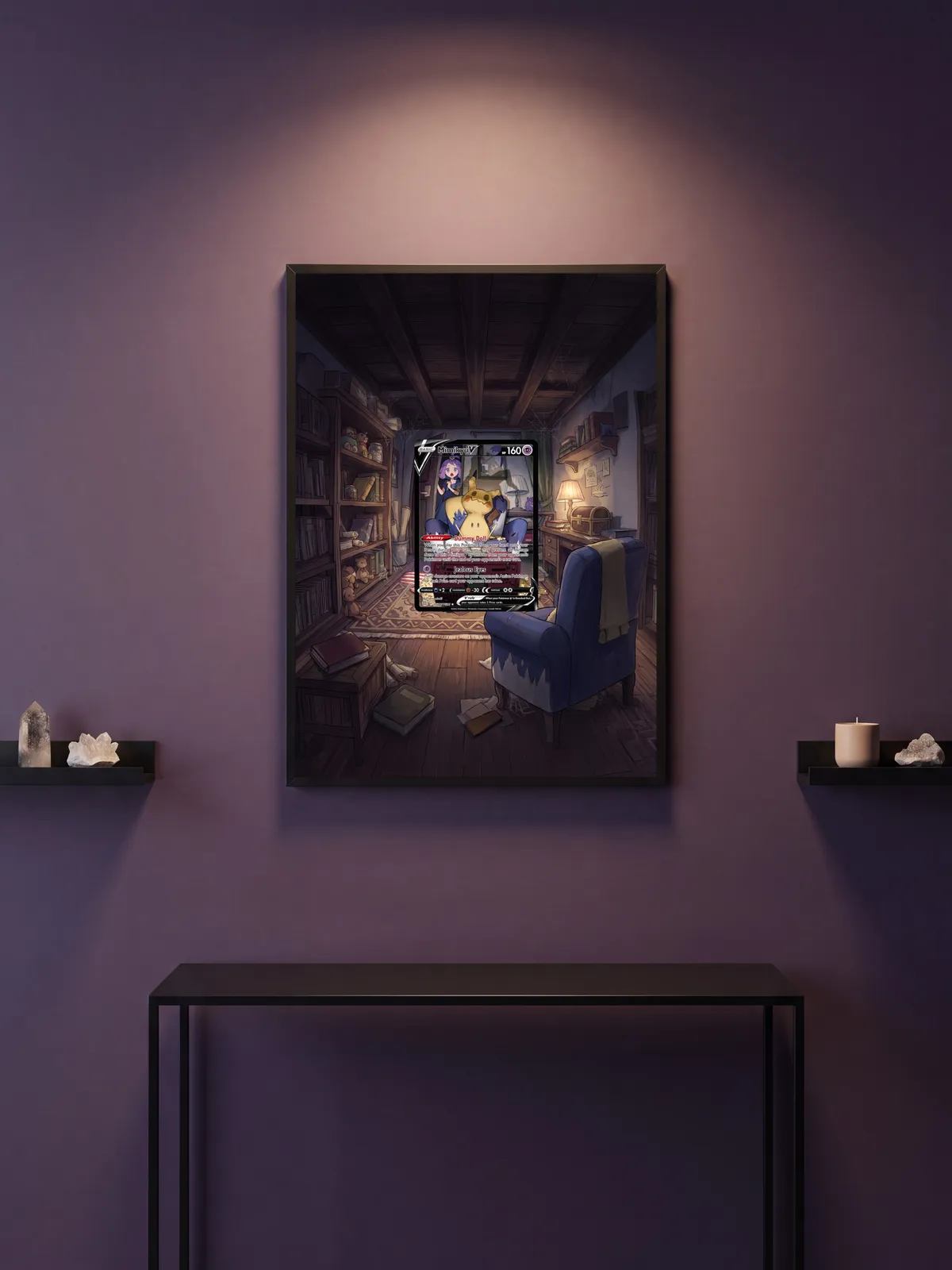Extended art Mimikyu — Brilliant Stars · Frame | CaliffoCustomTCG